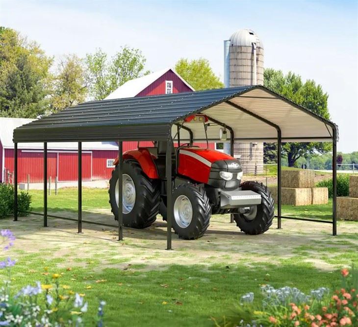 Corrugated Metal Carport Corrugated Metal Carport