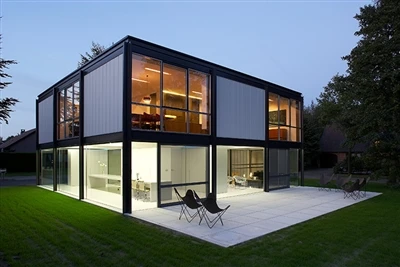 The construction process of light steel villa