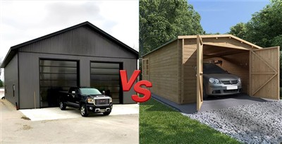 Steel vs Wooden Garage: Which One Is Better in 2025?(Industry Data Included)